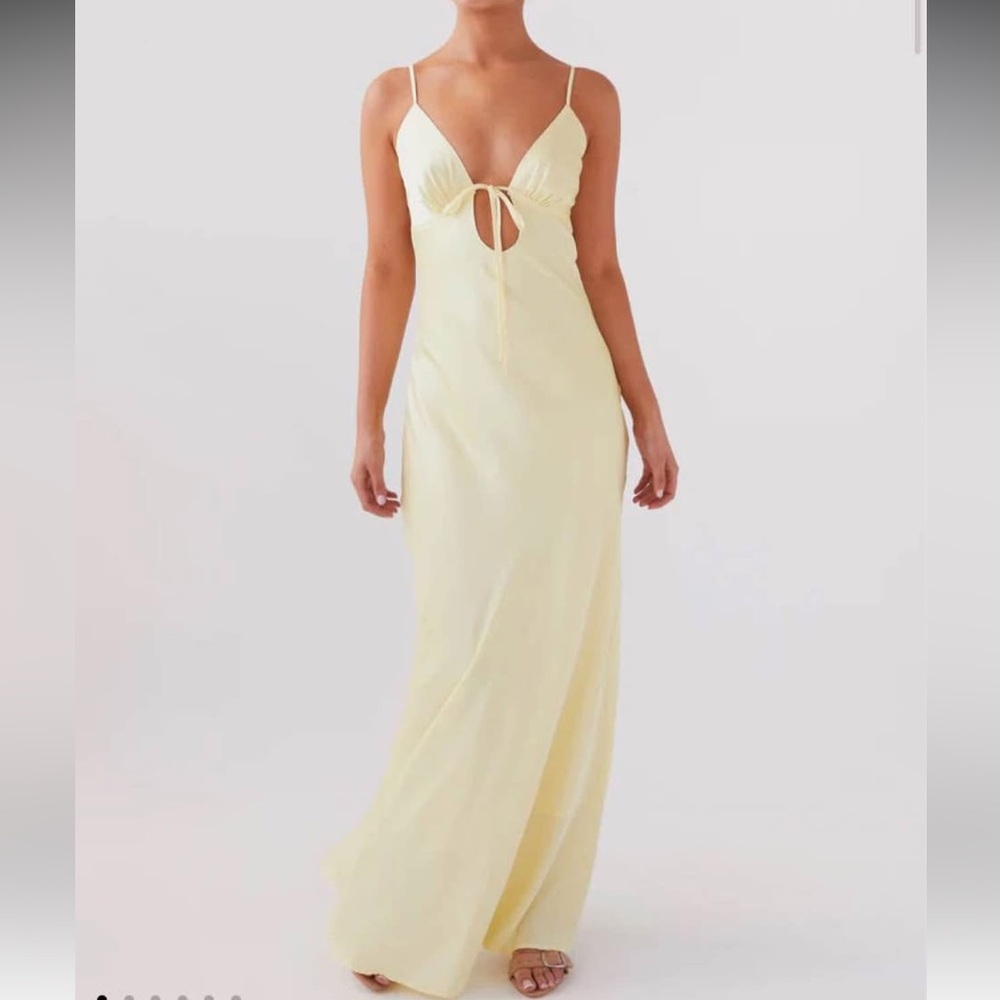 Peppermayo Exclusive - Flora Satin Maxi Dress